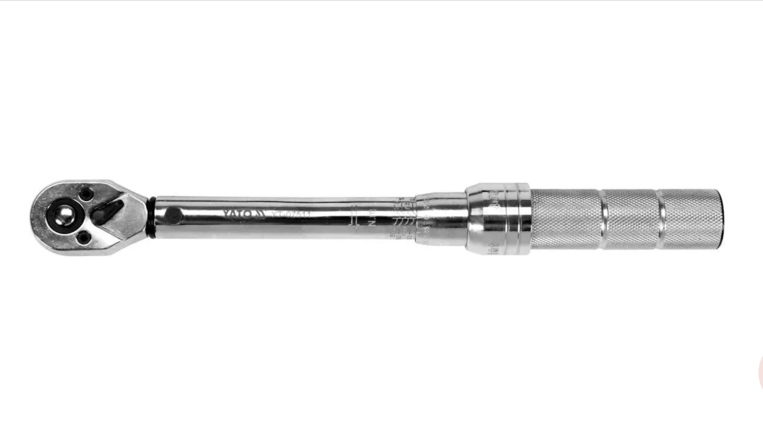 Динамометрический ключ 1/4" диапазон 2.5-20 Нм